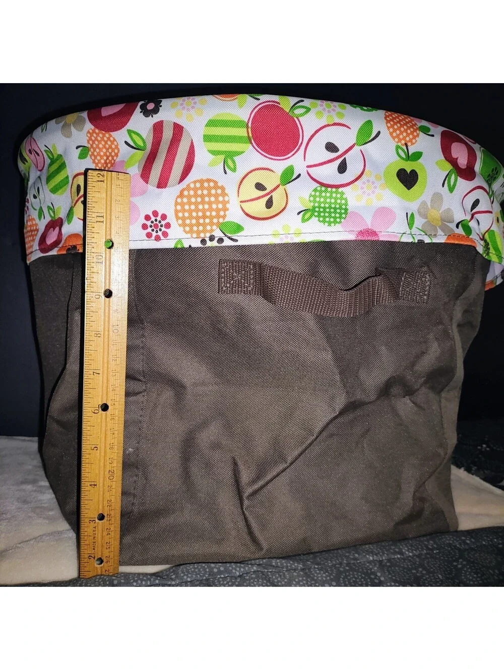 2 LARGE Thirty-One Round Collapsible Utility Bins One Retired Apple Blossom
